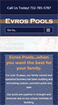 Mobile Screenshot of evrospools.com